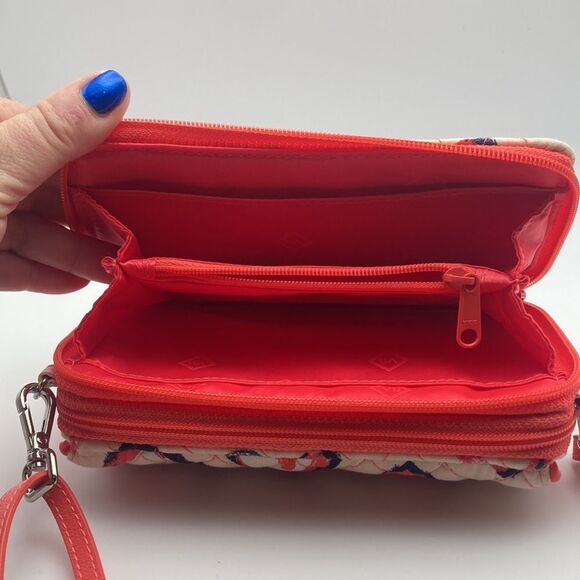 Vera Bradley crossbody RFID wallet, excellent used condition - Picture 6 of 11